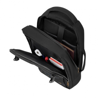 Рюкзак HEIKKI DESERTED (ХЕЙКИ) универсальный, отделение для ноутбука, EVA-спинка, черный, 48х34х18 с