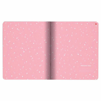 Тетрадь А5 48 л. АЛЬТ скоба, клетка, Soft Touch, фольга, "ЗЕФИРНОЕ НАСТРОЕНИЕ", 7-48-569