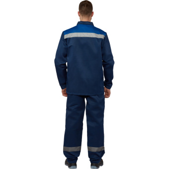 Костюм летний муж. л16-КБР с СОП син/вас (р.68-70) 182-188