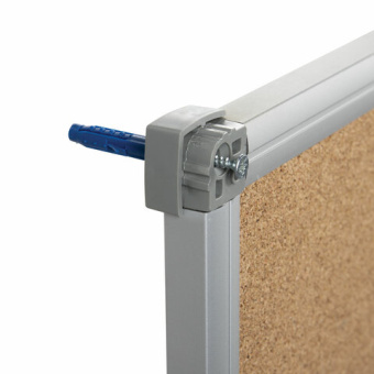 Доска комбинированная: магнитно-маркерная, пробковая для объявлений, 90х120 см, РОССИЯ, BRAUBERG, 23