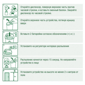 Освежитель воздуха автоматический 250 мл, AIRWICK, диспенсер+сменный баллон, "Свежесть водопада/Голу