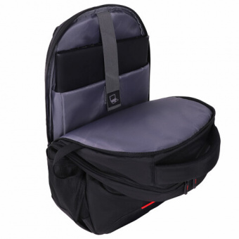 Рюкзак GERMANIUM UPGRADE универсальный, 3 отделения, отделение для ноутбука, USB-порт, "UP-3", черны