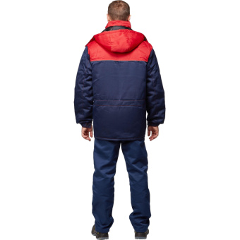 Куртка з08-КУ синяя/красная (размер 48-50, рост 170-176)