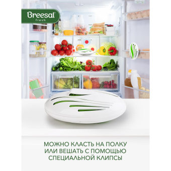 Дезодоратор Поглотитель запаха Breesal для холодильника 80г основнойблок