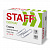 Скрепки STAFF "EVERYDAY", 28 мм, никелированные, 100 шт., в картонной коробке, 226758