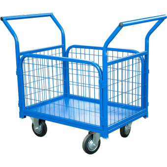 Тележка платформенная TOR ТП-2С (600х900) борт из сетки (160 мм)