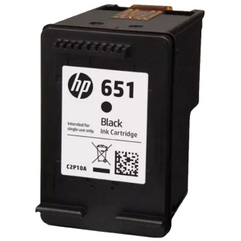 Картридж струйный HP 651 C2P10AE черный