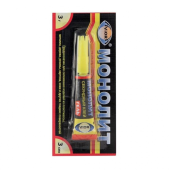 Клей МОНОЛИТ Супер Гель 3 г(403-202)