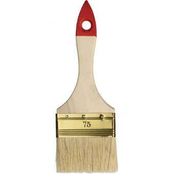 Кисть малярная плоская Зубр Универсал-Оптима из натуральной щетины 75 мм