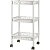 Этажерка PR_Keeplex Light на колесиках 3-х секцион, малая белое облако