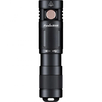 Фонарь Fenix E09R, черный, E09Rbk