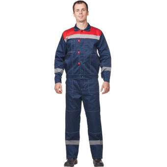 Костюм летний муж. Л20-КБР син/красн (р.68-70) 182-188 (Арсенал-СП)