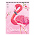 Скетчбук 60л., А4 ArtSpace "Flamingos", на гребне, 160г/м2