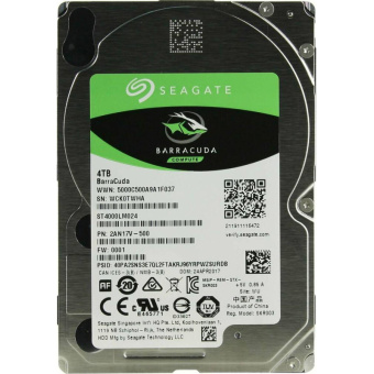 Жесткий диск Seagate 2.5 4TB (ST4000LM024) SATA 5400rpm, 128MB