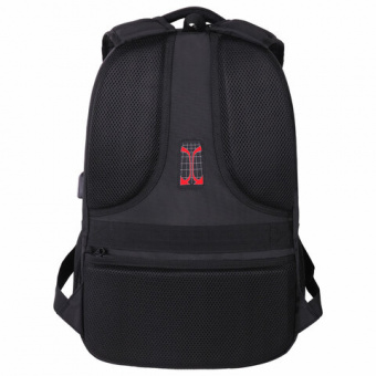 Рюкзак GERMANIUM UPGRADE универсальный, 3 отделения, отделение для ноутбука, USB-порт, "UP-3", черны