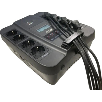 ИБП Powercom SPIDER SPD-900U LCD USB, Line-Int, LCD, 900VA/540W, 8xEURO,USB