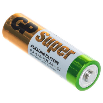 Батарейки GP Super, AA (LR6, 15А), алкалиновые, пальчиковые, КОМПЛЕКТ 40 шт., 15A-2CRVS