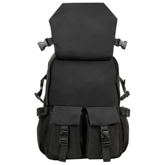 Рюкзак HEIKKI FUSION (ХЕЙКИ) универсальный, отделение для ноутбука, карман-антивор, черный, 43х30х14