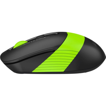 Мышь компьютерная A4Tech Fstyler FG10CS Air черный/зеленый 2000dpi/WLS USB