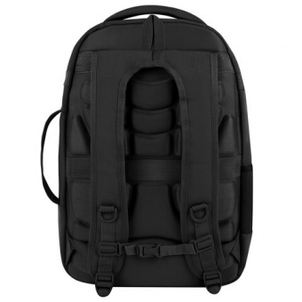 Рюкзак HEIKKI DESERTED (ХЕЙКИ) универсальный, отделение для ноутбука, EVA-спинка, черный, 48х34х18 с