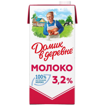 Молоко Домик в Деревне 3,2% 950г(К-опт1124701)(М317126)