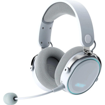 Наушники Acer OHR303 с микрофоном  белый BT/Radio/3.5mm (ZL.HDSEE.00A)