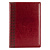 Ежедневник недат, бордо, тв пер, 140х200, 160л, Lozanna AZ052/bordo