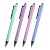 Ручка шариковая автоматическая BRAUBERG "VIVID PASTEL", корпус soft-touch, СИНЯЯ, пишущий узел 0,7 мм, линия письма 0,35 мм, 14440
