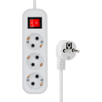 Сетевой фильтр Progix ECO200 (3м/3А/200Дж/белый)
