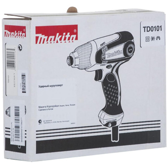 Шуруповерт уд,230Вт,0-3200у\м,6-ти гран 6.35,100Нм,0.99кг,Makita TD0101