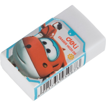 Ластик Deli Super Wings ПВХ прямоугольный 45x25x12 мм