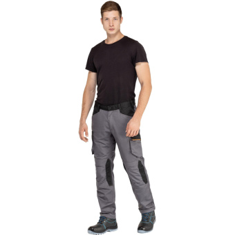 Брюки летние мужские MACH2 сер/оранж р.L (арт. M2PA3GOGT)