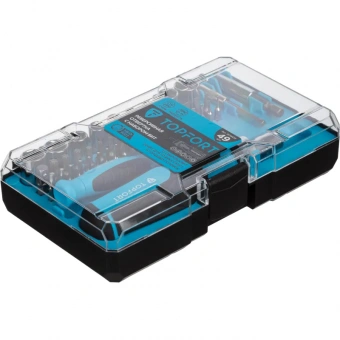 Отвертка с набором бит, обычные + точные, 49 предметов TOPFORT (580149)