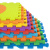 Коврик-пазл напольный 0,9х0,9 м, мягкий, "Фигуры", 9 частей 30х30 см, толщина 1 см, ЮНЛАНДИЯ, 664664