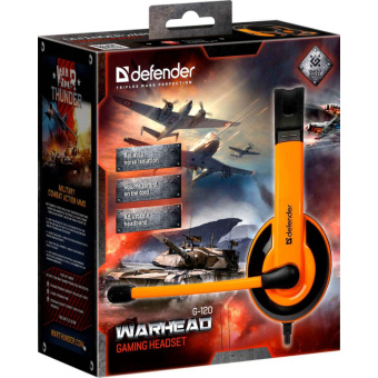 Гарнитура проводная Defender Warhead G-120