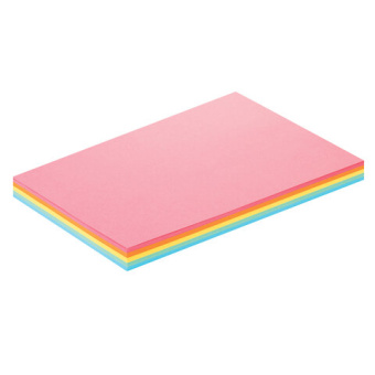 Бумага цветная BRAUBERG, А4, 80 г/м2, 100 л., (5 цветов х 20 л.), медиум, для офисной техники, 11246