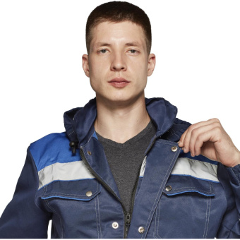 Костюм рабочий летний муж.Антей СОП син/вас (КПК) 48-50 (96-100)/170-176