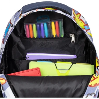 Рюкзак Комус Класс Стикеры, 2 отд, эргон