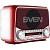 Радиоприемник SVEN SRP-525, красный, мощность 3 Вт (RMS), FM/AM/SW, USB