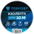 Изолента TOPFORT 15мм х 10м х 0,13мм черный