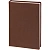Ежедневник датированный 2026 А5+ VELVET Коричневый 3-123/03