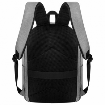 Рюкзак HEIKKI ACTIVE (ХЕЙКИ) универсальный, отделение для ноутбука, USB-порт, серый, 44х31х14 см, 272561