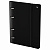 Тетрадь на кольцах А5, 120л., BG "Base", пластиковая обложка, черный, с резинкой