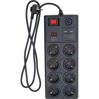 Сетевой фильтр СТАРТ С/УД-Ф SP 8x1 ZDVT 2USB(8р/1.5и/2xUSB)