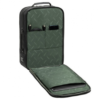 Рюкзак-сумка HEIKKI PRIORITY (ХЕЙКИ) с отделением для ноутбука, 2 отделения, черный, 45x31x15 см, 27