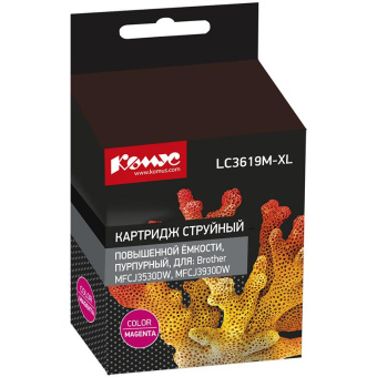 Картридж струйный Комус LC3619XLM пур.пов.емк. для Brother MFCJ3530DW/3930D