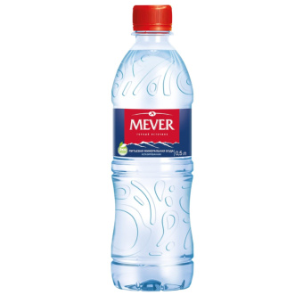 Вода питьевая Mever природная негазированная ПЭТ 0,5л 12шт/уп