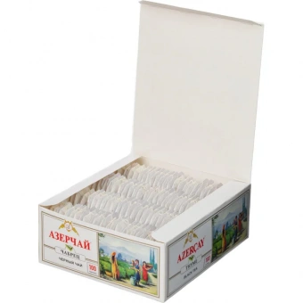 Чай Азерчай Букет черный с чабрецом 100 пакетиков