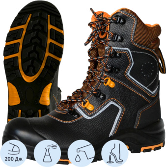 Ботинки с высоким берцем PERFECT PROTECTION ПУ/НР с ПП и АС р.37 (111737)