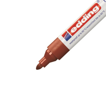Маркер для текстиля Edding E-4500, коричневый_007